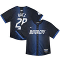 Javier Baez Detroit Tigers Nike Toddler 2024 City Connect Limited Jersey - Navy | MLB Fan Gear