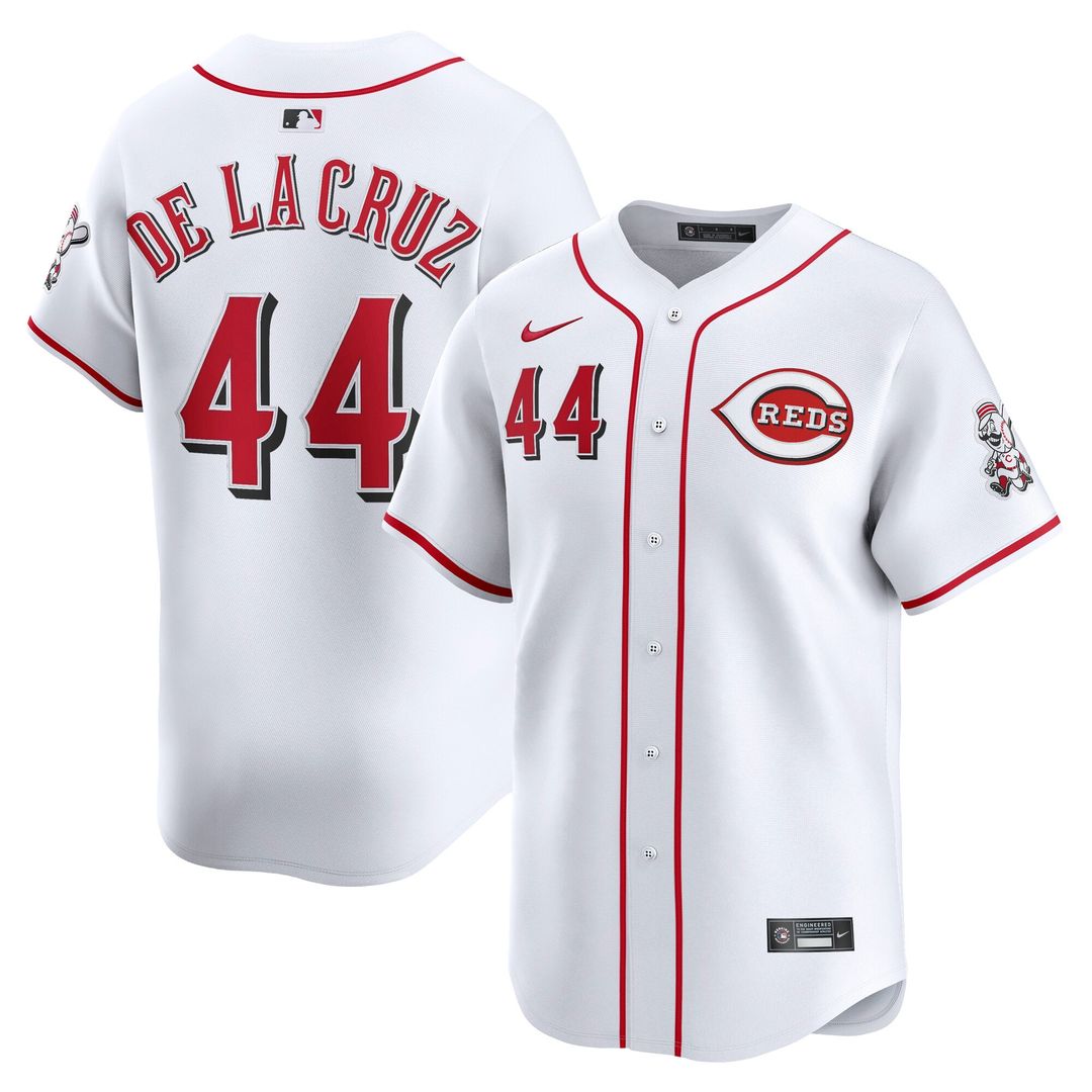 Elly De La Cruz Cincinnati Reds Nike Home Limited Player Jersey - White | MLB Fan Gear