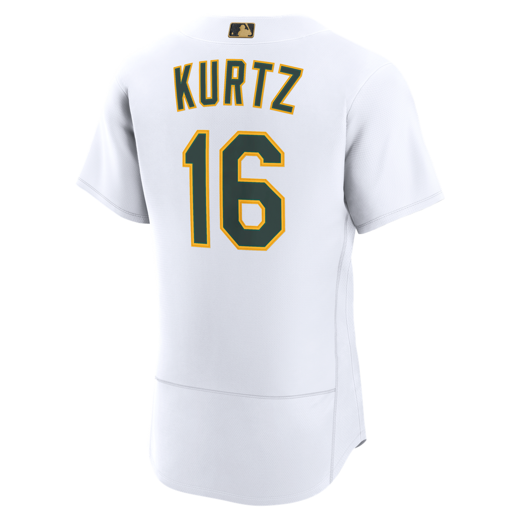 Nick Kurtz Athletics Nike MLB Awards Authentic Jersey - White | Fan Gear