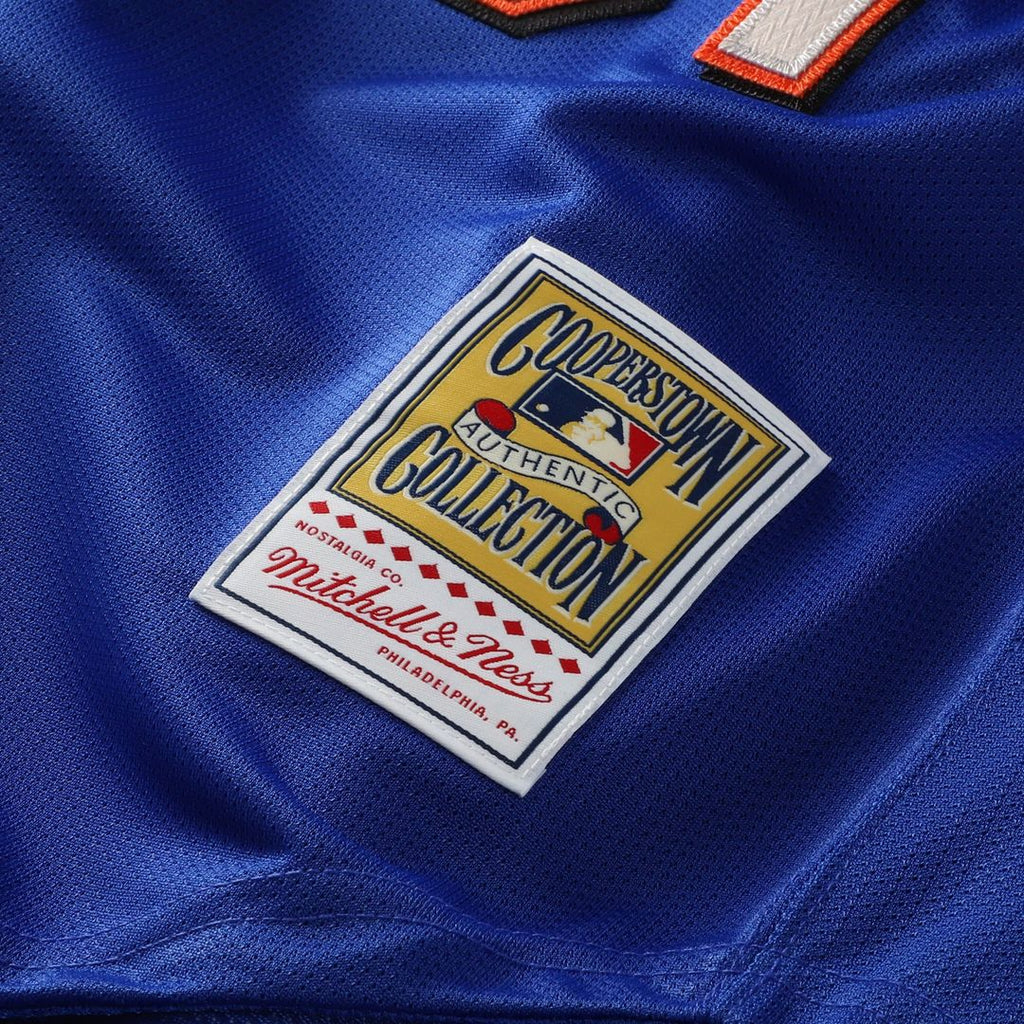 Mike Piazza New York Mets Mitchell & Ness Cooperstown Collection Mesh Batting Practice Button-Up Jersey - Royal | MLB Fan Gear
