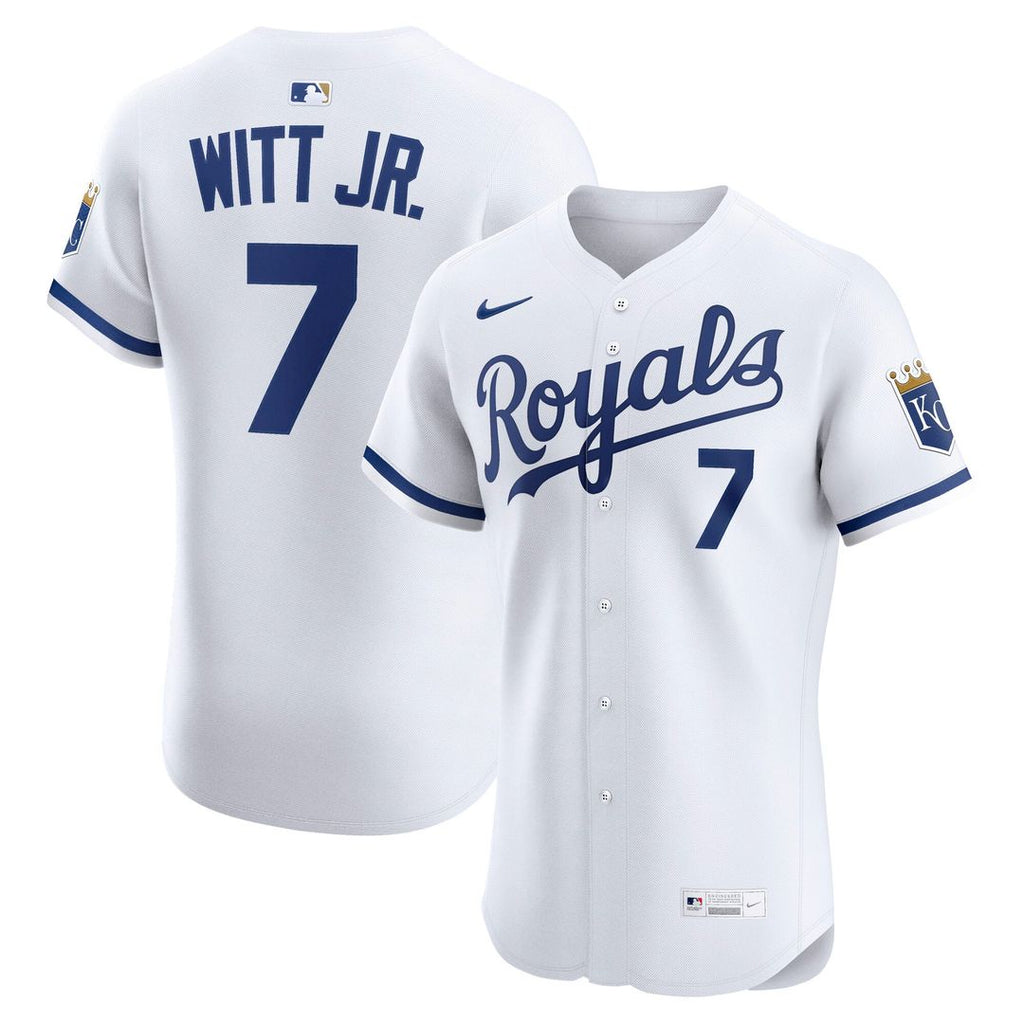 Bobby Witt Jr. Kansas City Royals Nike Home ElitePlayer Jersey - White | MLB Fan Gear