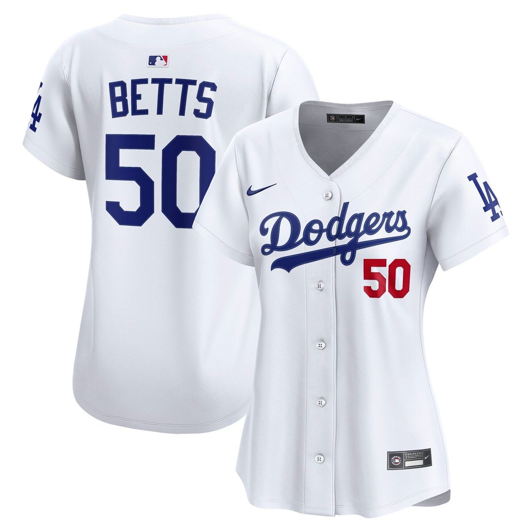 Mookie Betts Los Angeles Dodgers Nike Women's Alternate 2 Limited Player Jersey - Royal | MLB Fan Gear