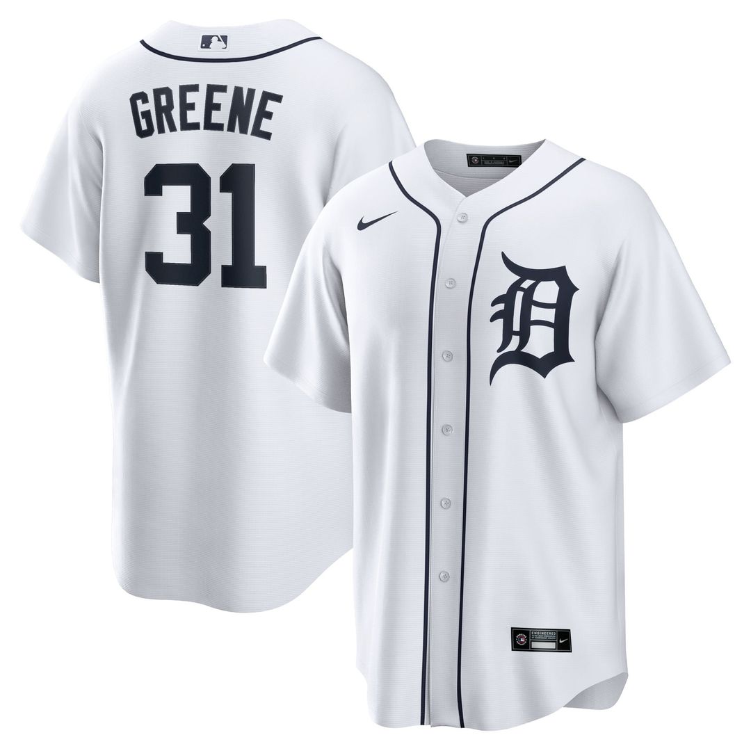 Riley Greene Detroit Tigers Nike Replica Player Jersey - White | MLB Fan Gear