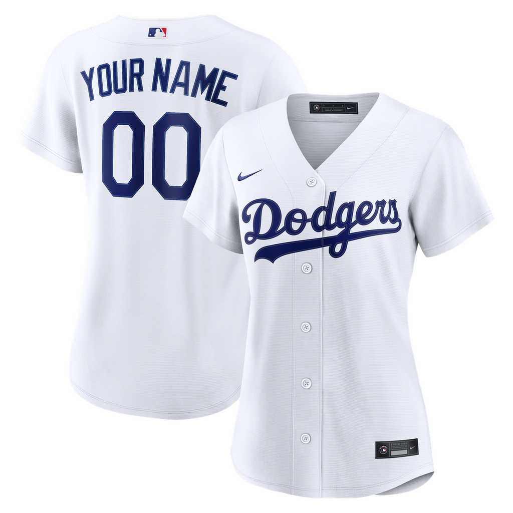 Los Angeles Dodgers Nike Women's Home Replica Custom Jersey - White | MLB Fan Gear