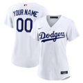 Los Angeles Dodgers Nike Women's Home Replica Custom Jersey - White | MLB Fan Gear