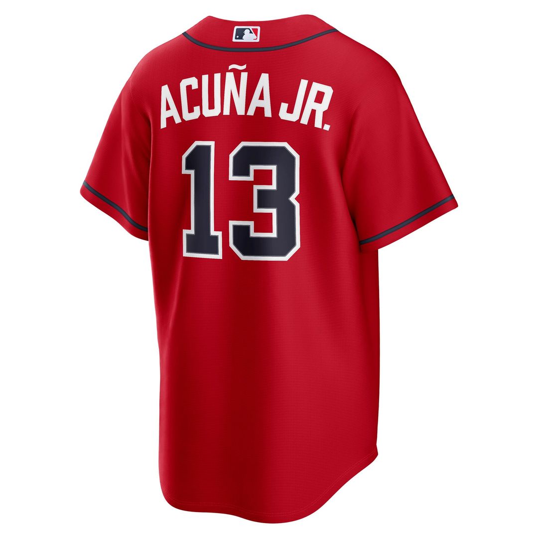 Ronald Acuña Jr. Atlanta Braves Nike Alternate Replica Jersey - Navy | MLB Fan Gear