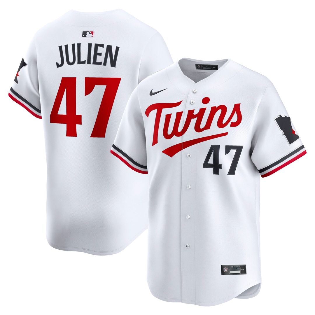 Edouard Julien Minnesota Twins Nike Home Limited Player Jersey - White | MLB Fan Gear