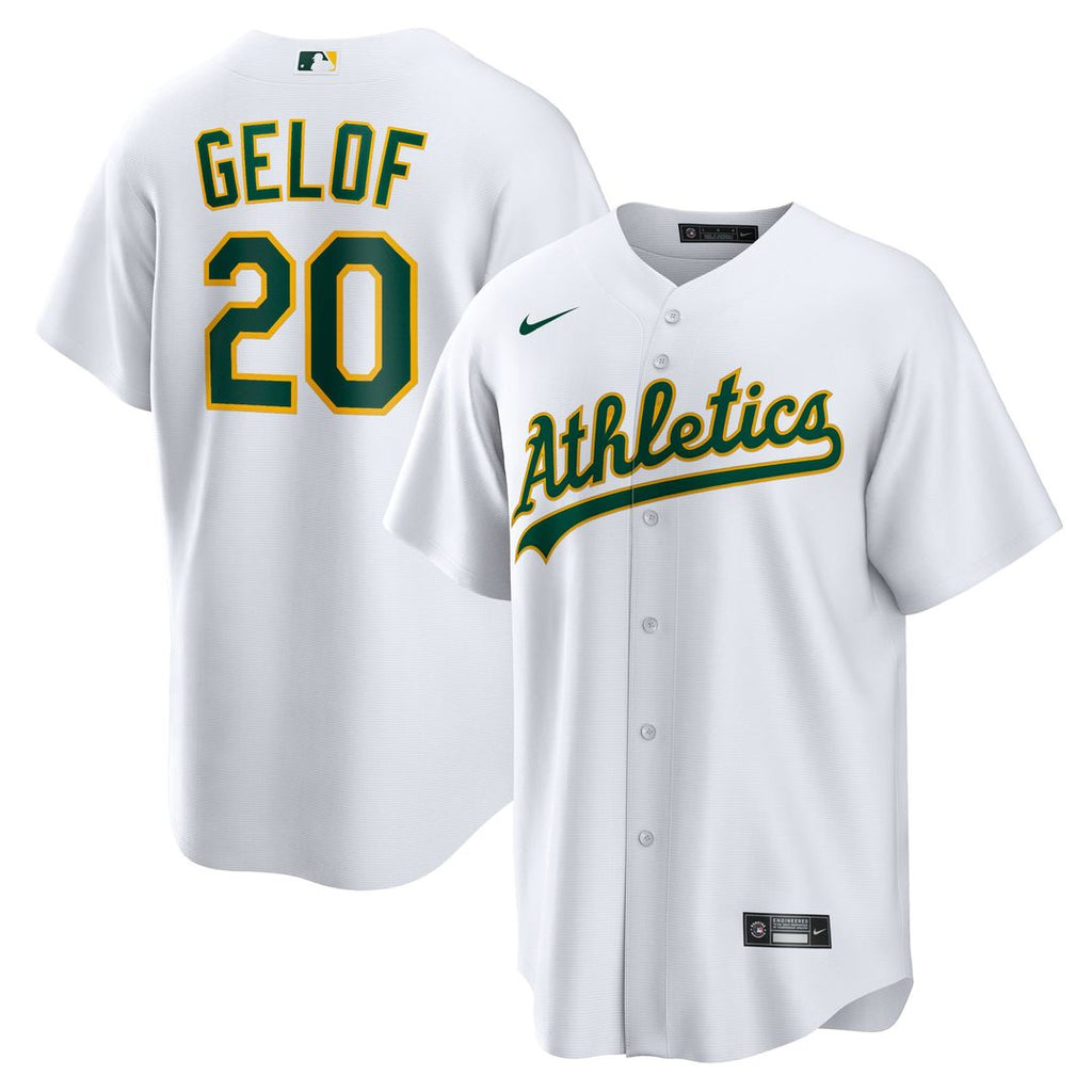 Zack Gelof Athletics Nike Home Replica Jersey - White | MLB Fan Gear