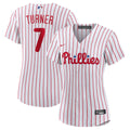 Trea Turner Philadelphia Phillies Nike Women's Home Replica Player Jersey - White | MLB Fan Gear
