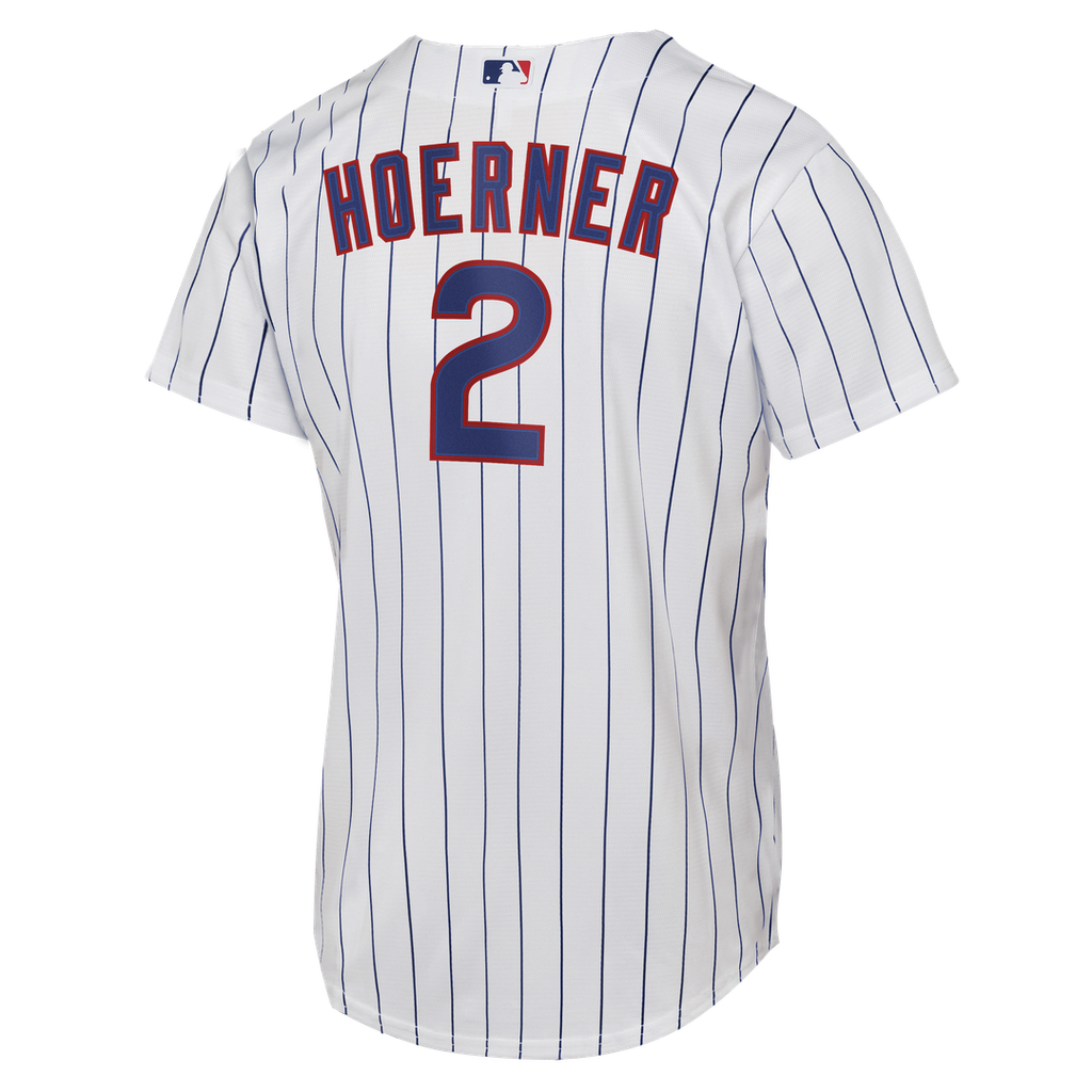 Nico Hoerner Chicago Cubs Nike Youth Home Replica Jersey - White | MLB Fan Gear
