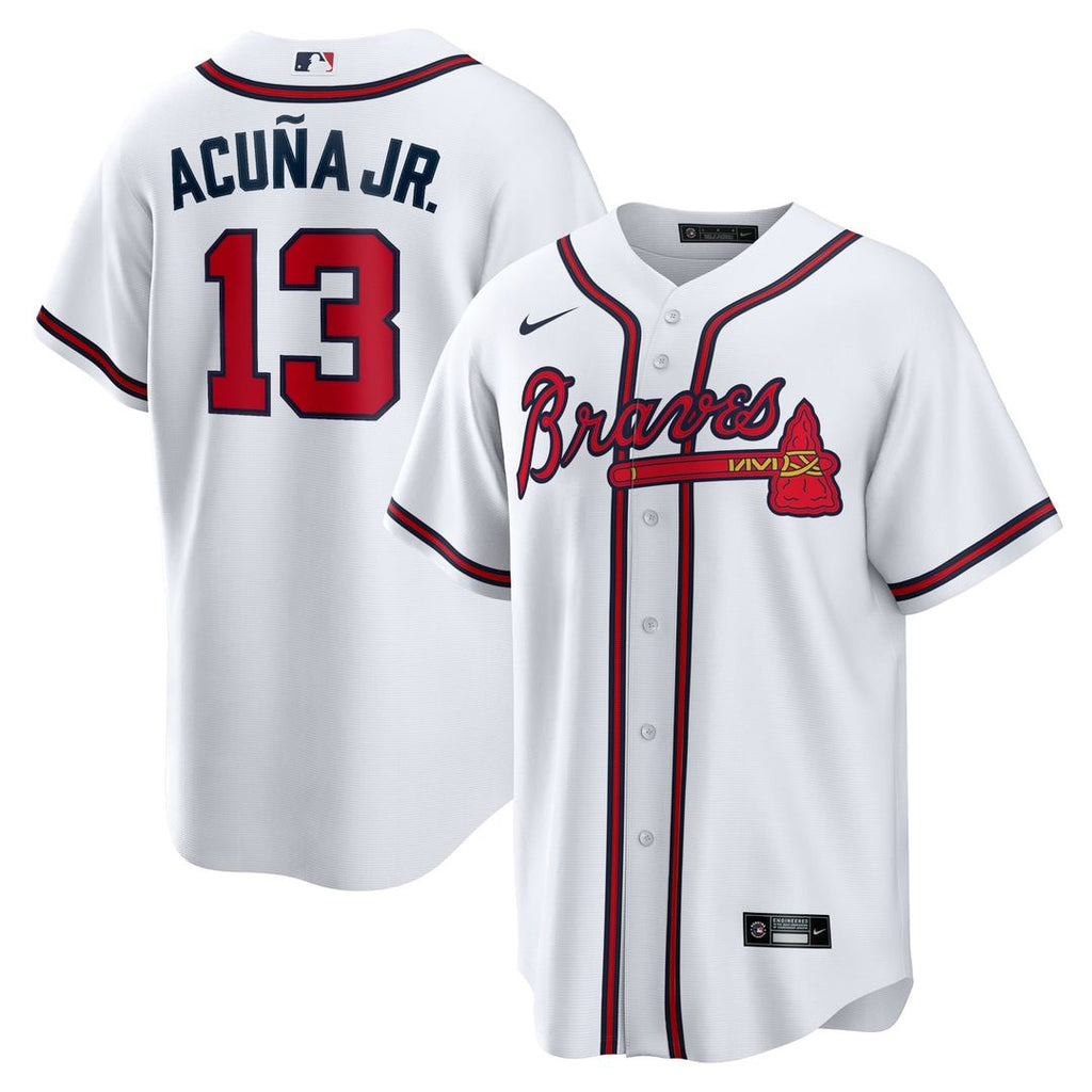 Ronald Acuna Jr. Atlanta Braves Nike Home Replica Player Name Jersey - White | MLB Fan Gear
