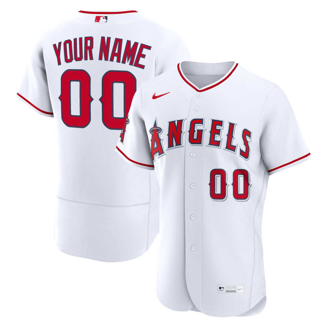 Los Angeles Angels Nike Home Authentic Custom Jersey - White | MLB Fan Gear