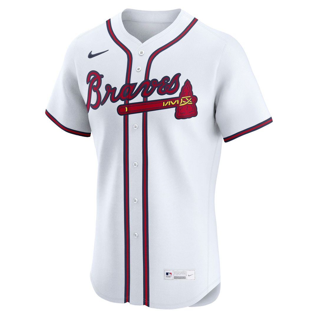 Ronald Acuña Jr. Atlanta Braves Nike Alternate 2 Elite Jersey - Red | MLB Fan Gear