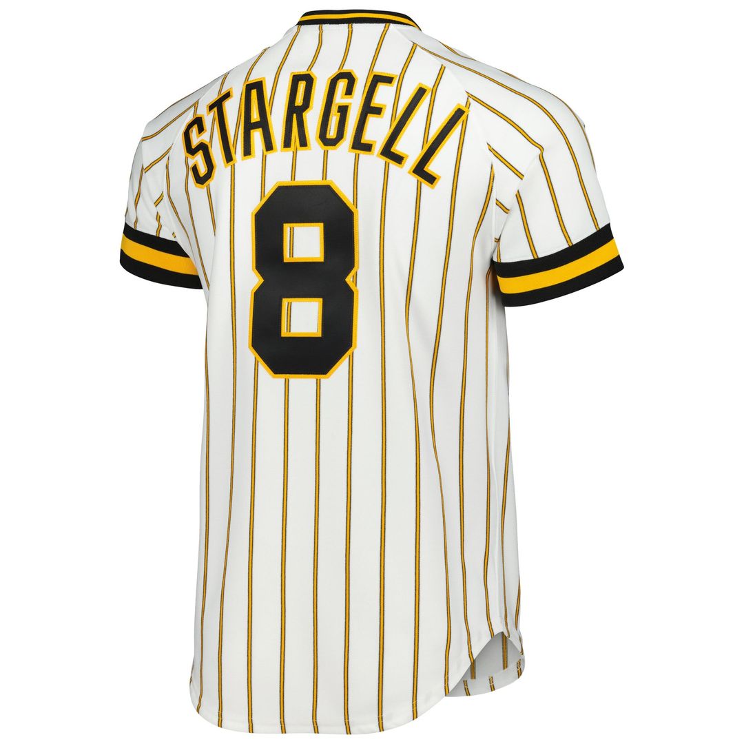 Willie Stargell Pittsburgh Pirates Mitchell & Ness Cooperstown Collection 1979 Authentic Jersey - White | MLB Fan Gear
