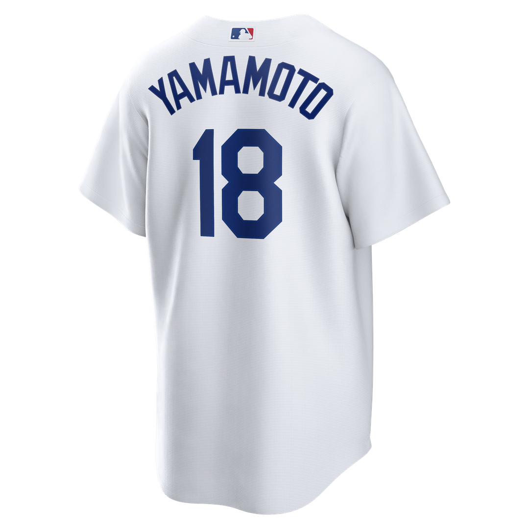 Yoshinobu Yamamoto Los Angeles Dodgers Nike Home Replica Jersey - White | MLB Fan Gear