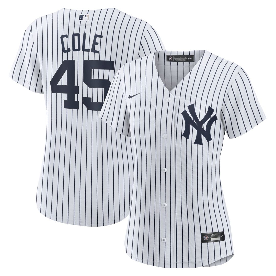 Gerrit Cole New York Yankees Nike Women's Home Replica Player Jersey - White | MLB Fan Gear