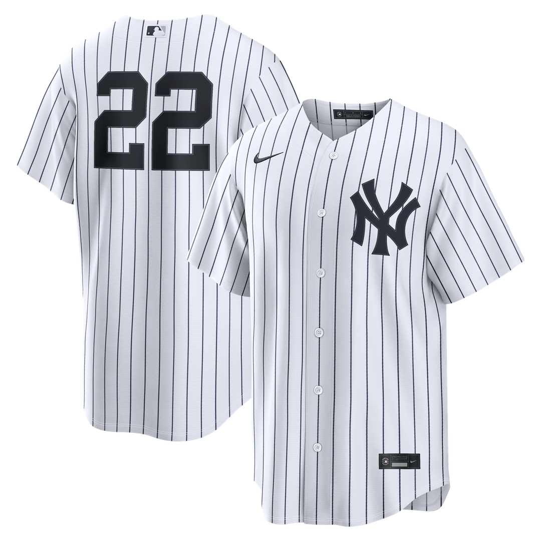 Ben Rice New York Yankees Nike Home Replica Jersey - White | MLB Fan Gear