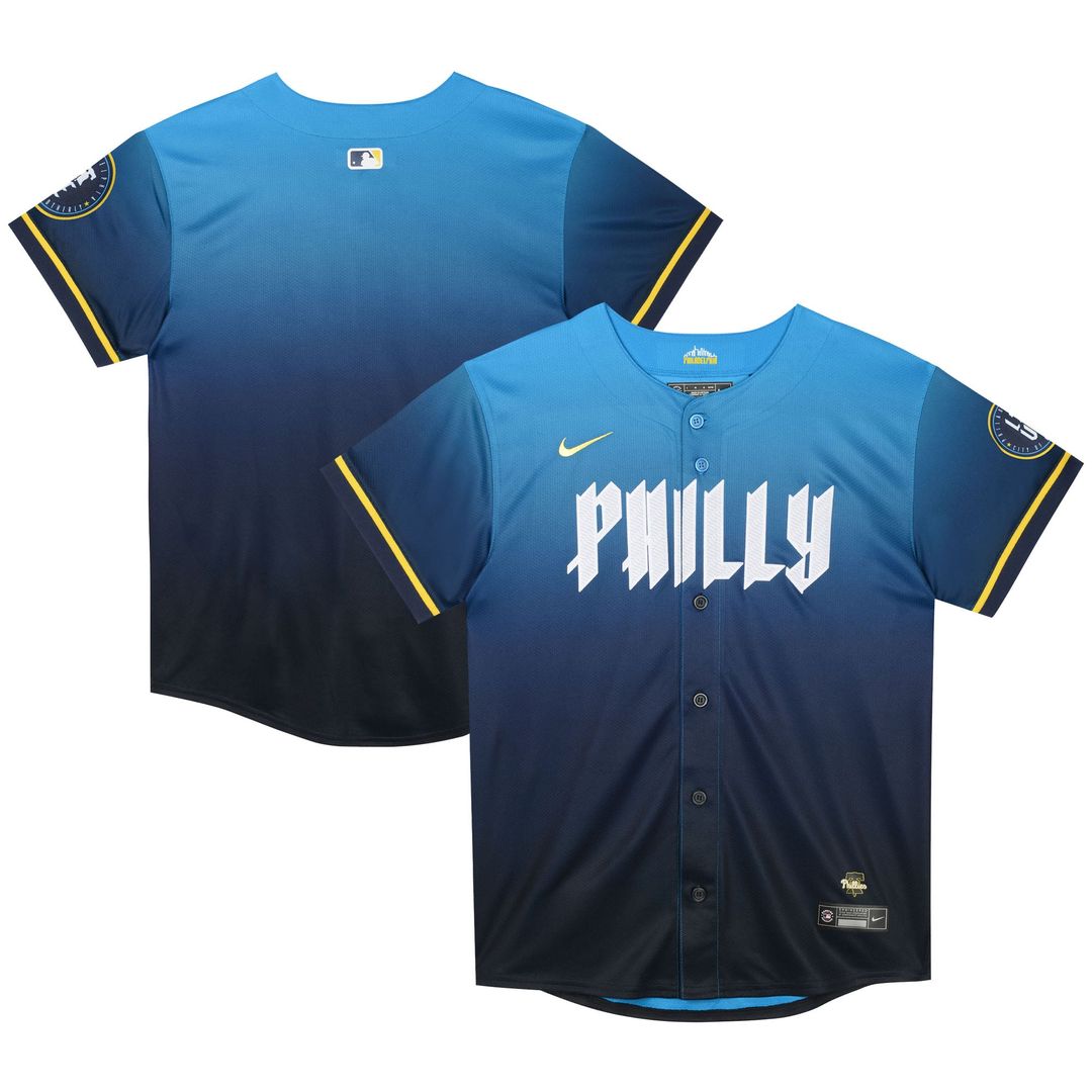Philadelphia Phillies Nike Preschool City Connect Jersey - Blue | MLB Fan Gear