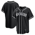 Colorado Rockies Nike Fashion Replica Black Out Jersey | MLB Fan Gear