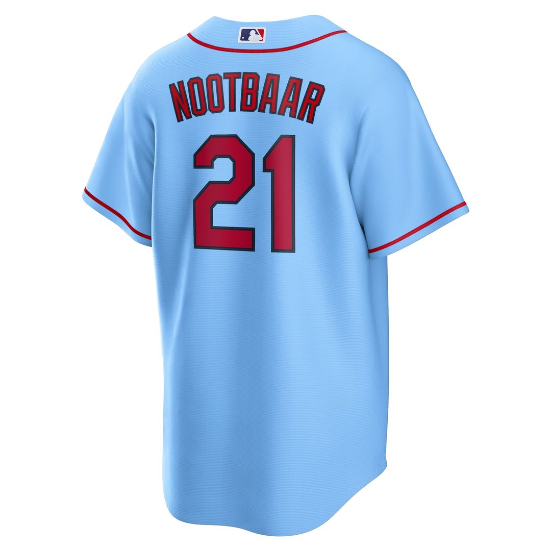 Lars Nootbaar St. Louis Cardinals Nike Alternate Replica Jersey - Light Blue | MLB Fan Gear