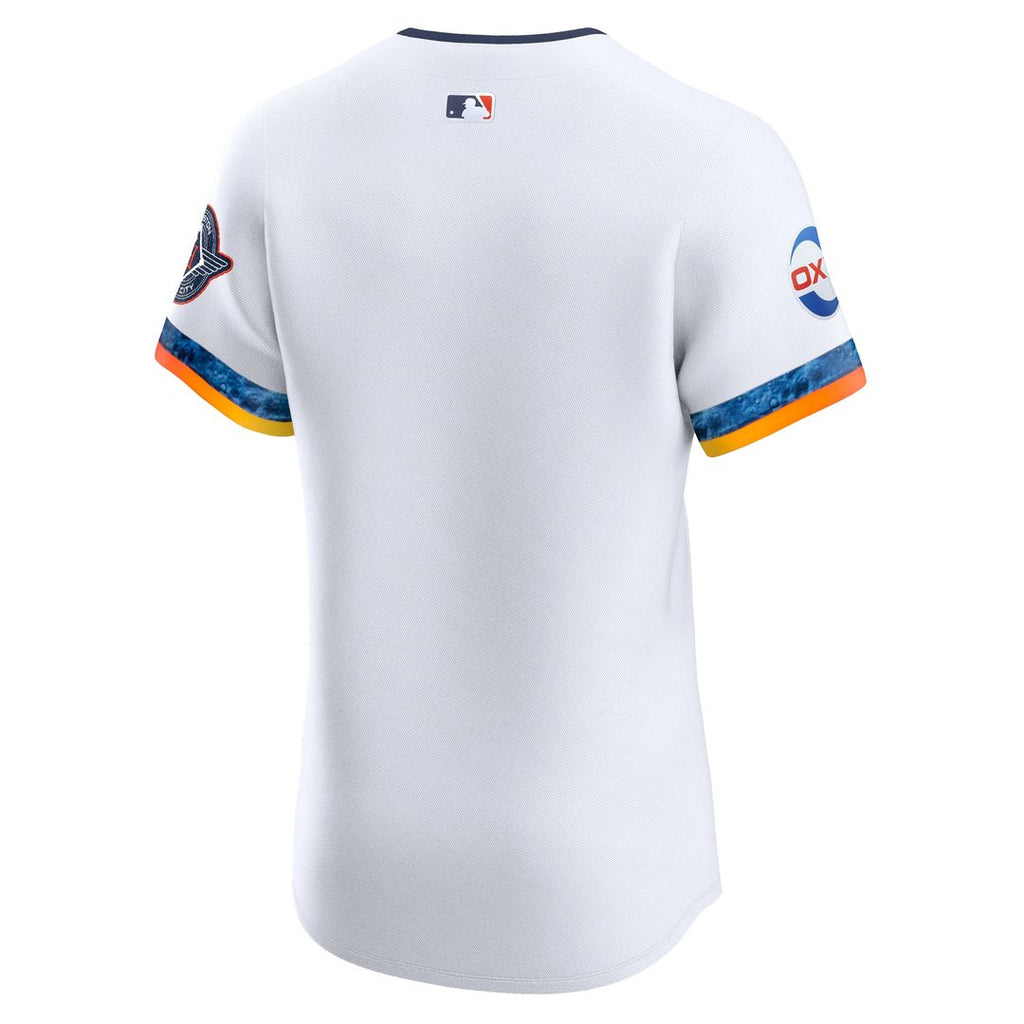 Houston Astros Nike 2025 City Connect Elite Jersey - White | MLB Fan Gear