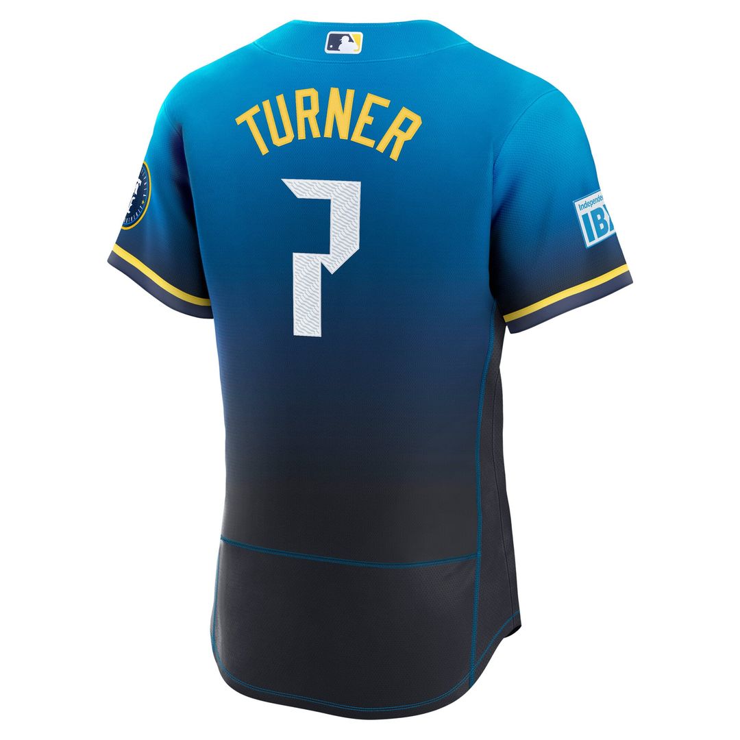 Trea Turner Philadelphia Phillies Nike City Connect Authentic Sponsor Patch Jersey - Navy | MLB Fan Gear