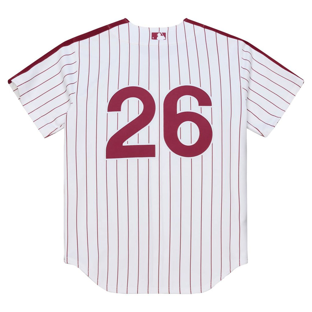 Chase Utley Philadelphia Phillies Mitchell & Ness 2003 Cooperstown Collection Authentic Jersey - White | MLB Fan Gear