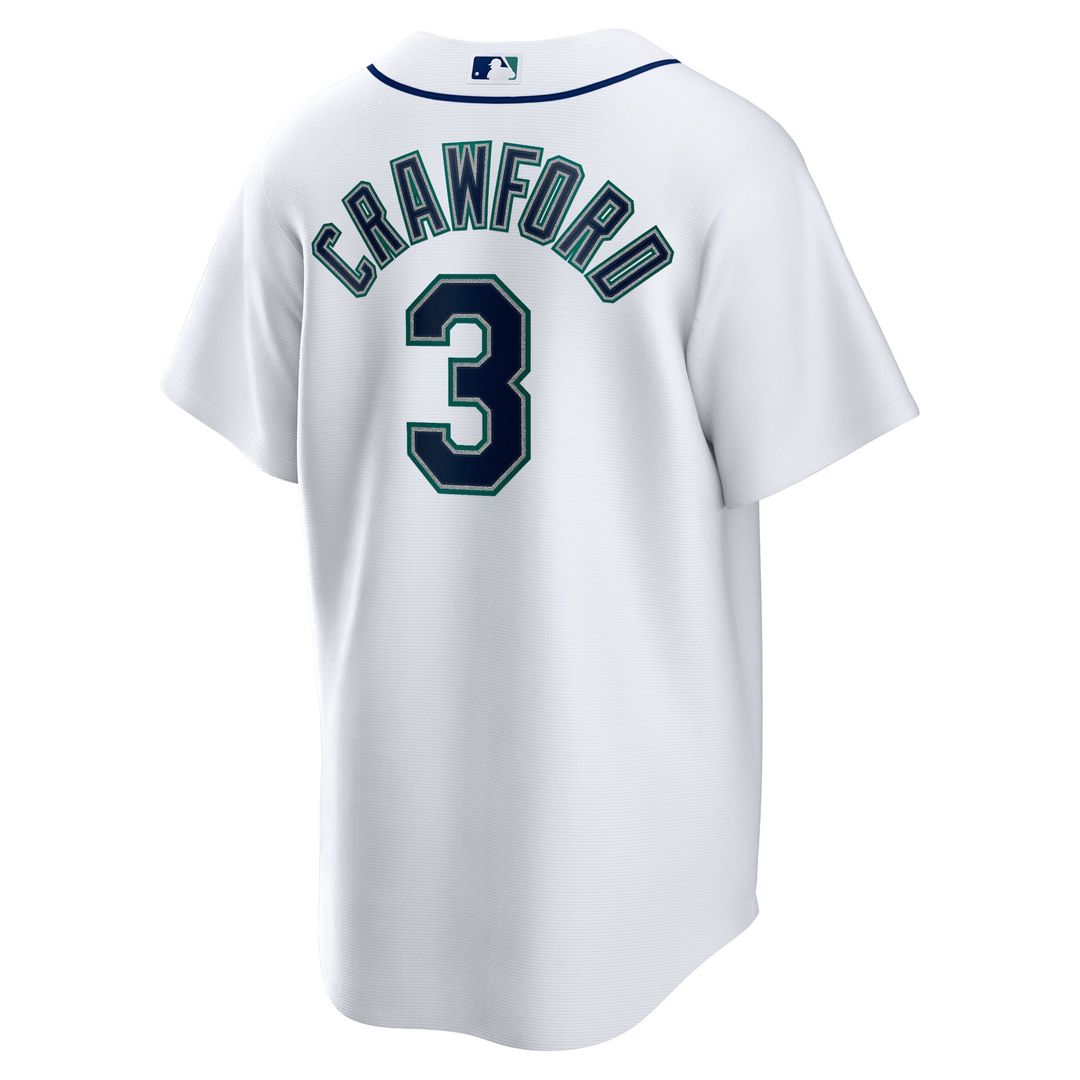 JP Crawford Seattle Mariners Nike Home Replica Jersey - White | MLB Fan Gear