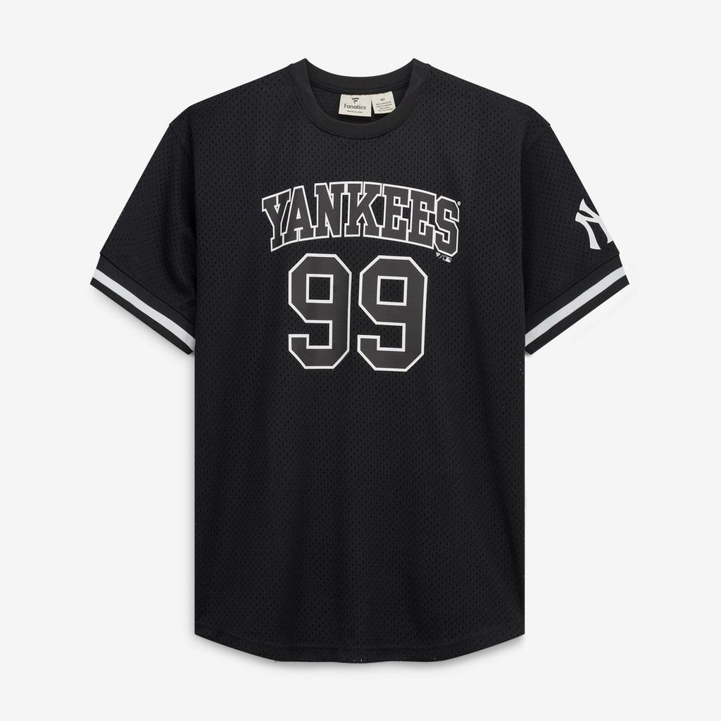Aaron Judge New York Yankees Fanatics Big & Tall Heavyweight Mesh Jersey - Black/ White | MLB Fan Gear