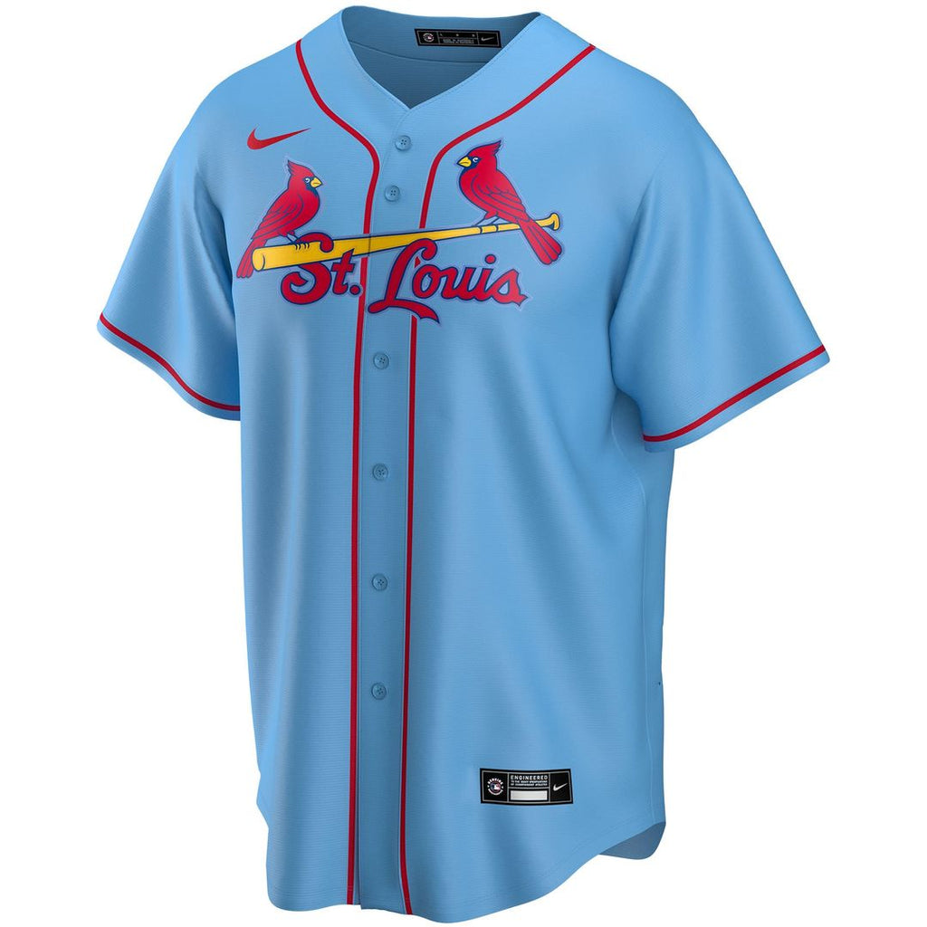 St. Louis Cardinals Nike Alternate Replica Custom Jersey - Light Blue | MLB Fan Gear