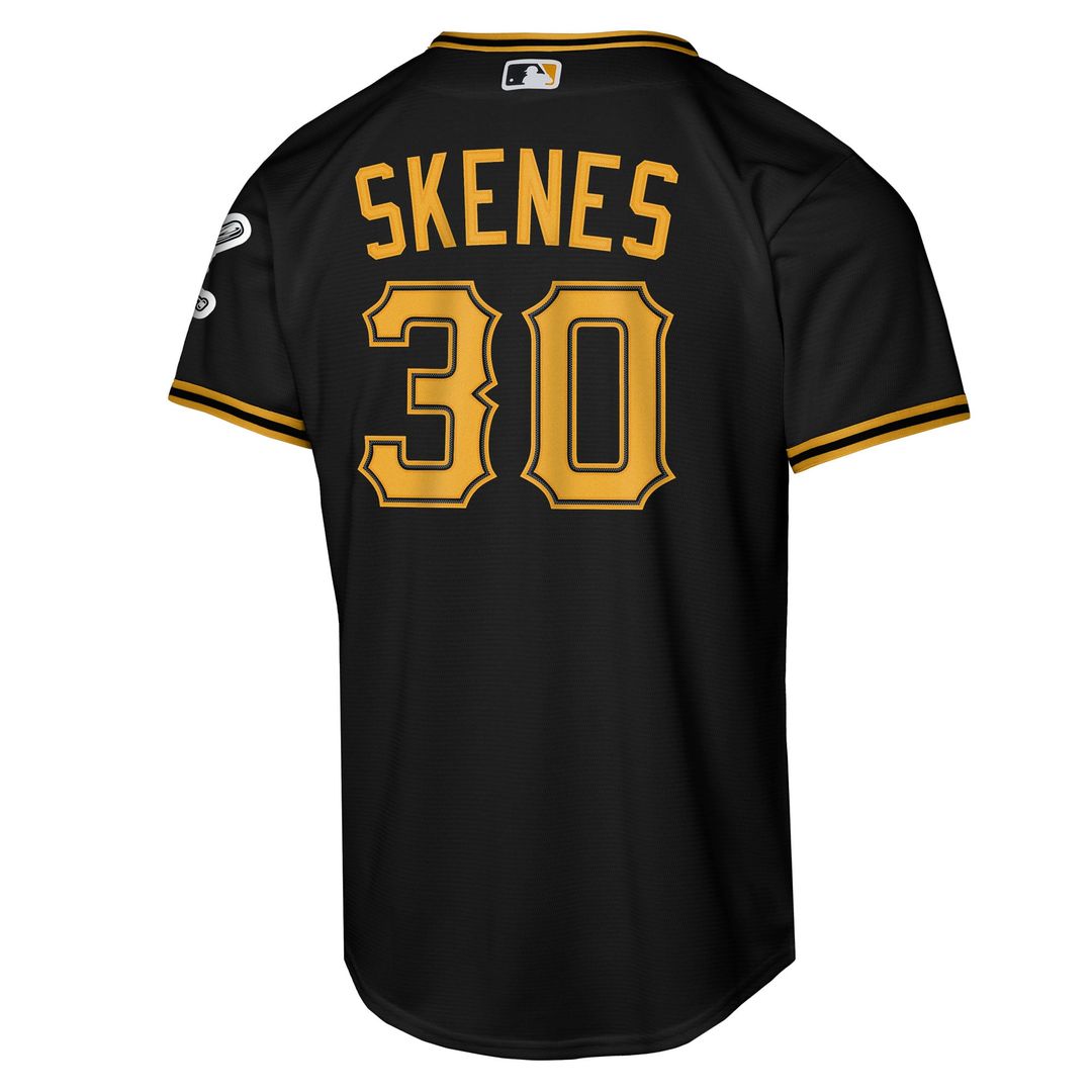 Paul Skenes Pittsburgh Pirates Nike Youth Alternate Stadium Jersey - Black | MLB Fan Gear