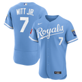 Bobby Witt Jr. Kansas City Royals Nike Alternate Authentic Sponsor Patch Jersey - Light Blue | MLB Fan Gear