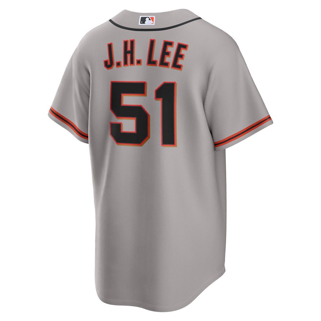 Jung Hoo Lee San Francisco Giants Nike Road Replica Jersey - Gray | MLB Fan Gear