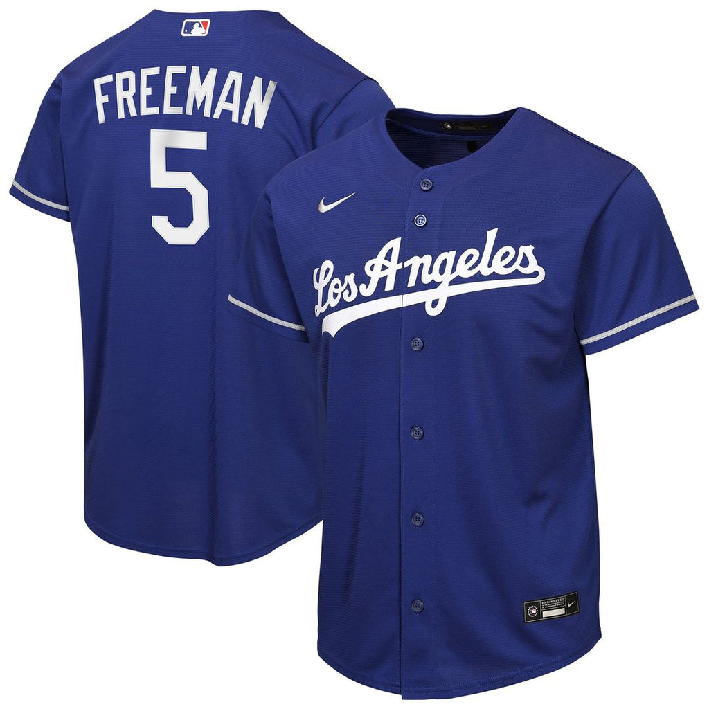 Freddie Freeman Los Angeles Dodgers Nike Youth Alternate Replica Jersey - Royal | MLB Fan Gear