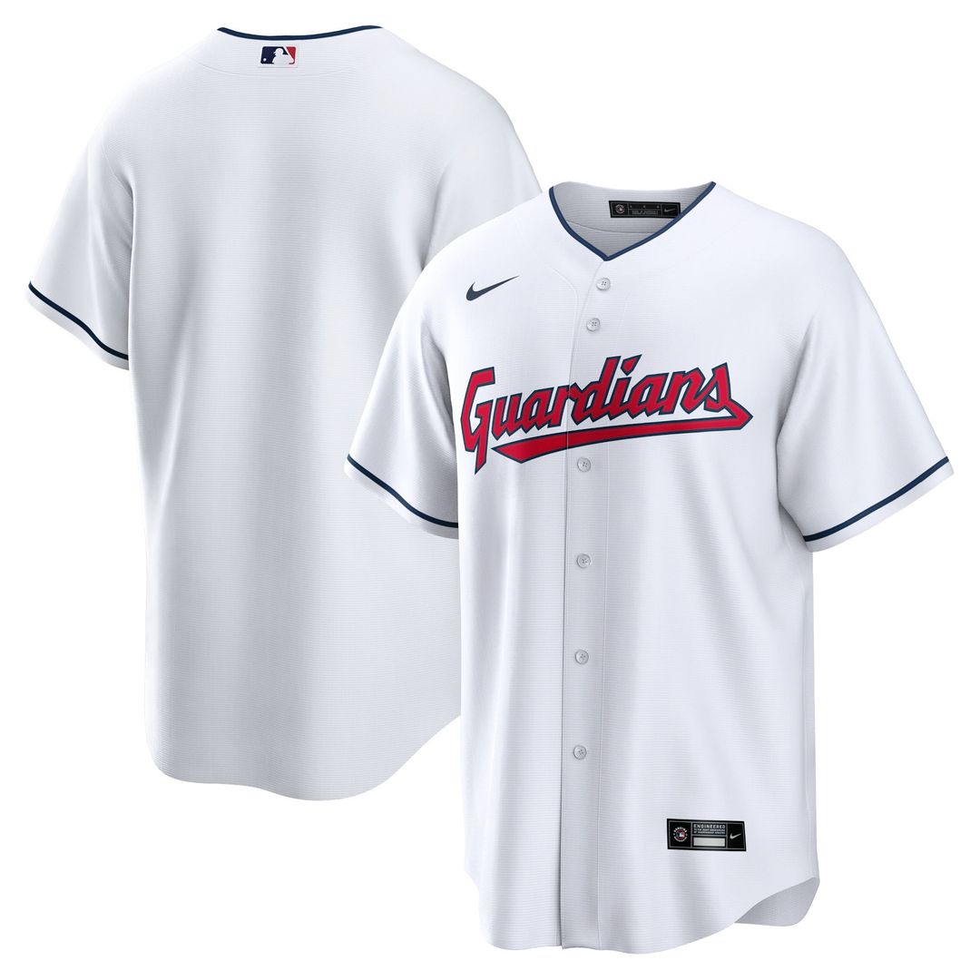 Cleveland Guardians Nike Home Blank Replica Jersey - White | MLB Fan Gear