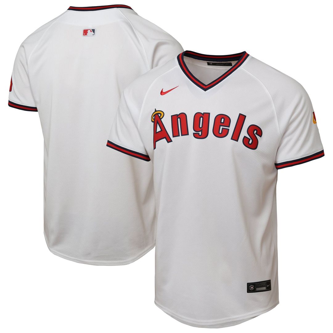 Los Angeles Angels Youth Alternate 2 Limited Jersey - White | Nike MLB Fan Gear