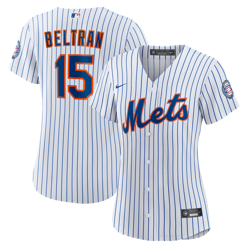 Carlos Beltran New York Mets Nike Women's 2026 Baseball Hall of Fame Retired Player Replica Jersey - White | MLB Fan Gear