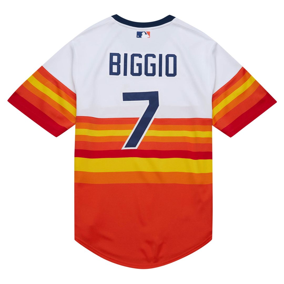 Craig Biggio Houston Astros Mitchell & Ness 2004 Cooperstown Collection Authentic Throwback Jersey - White | MLB Fan Gear