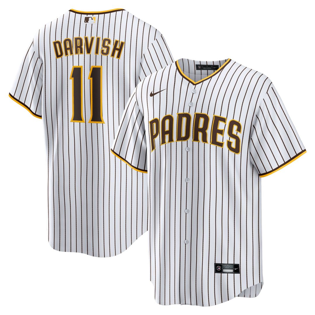 Yu Darvish San Diego Padres Nike Home Replica Player Jersey - White | MLB Fan Gear