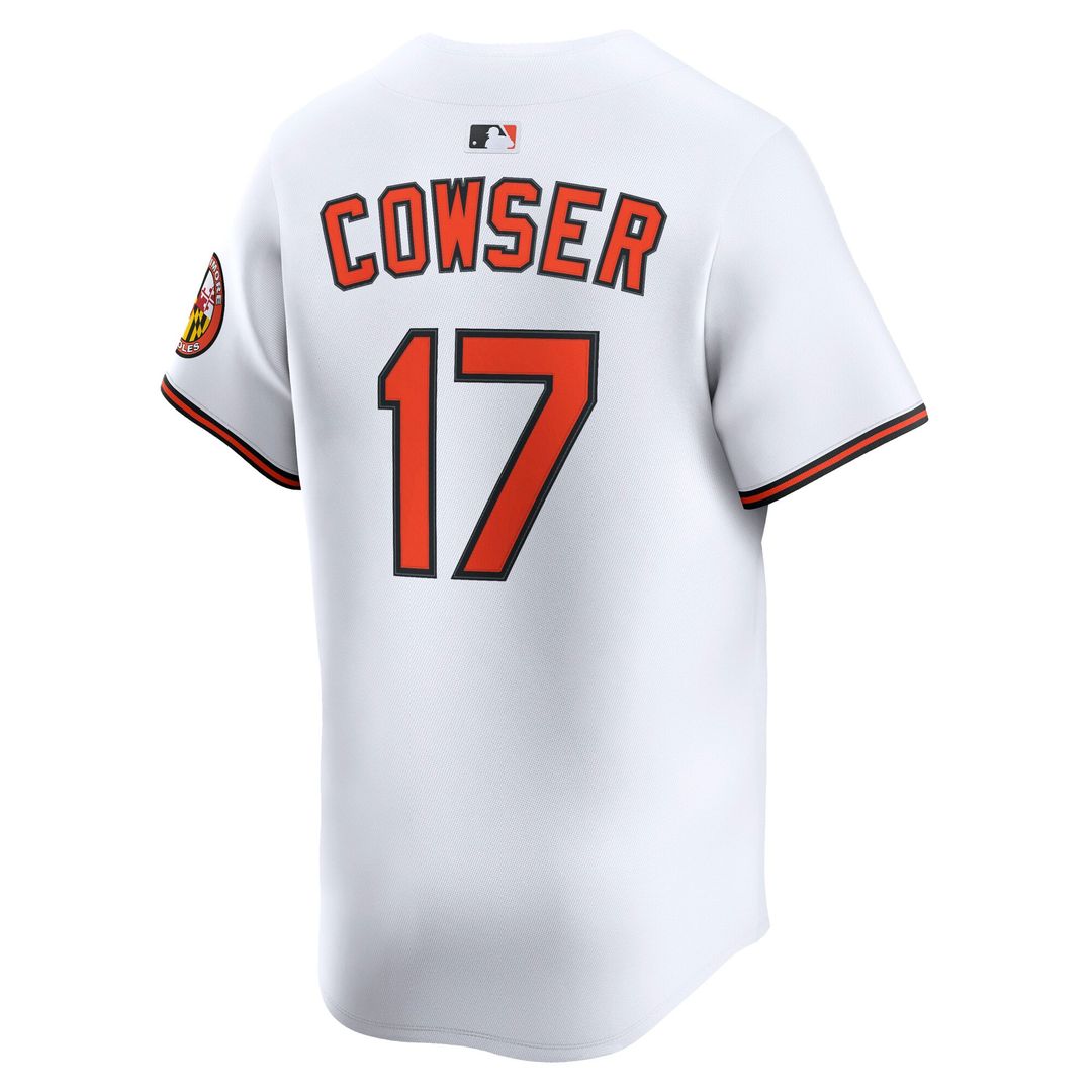 Colton Cowser Baltimore Orioles Nike Home Limited Player Jersey - White | MLB Fan Gear