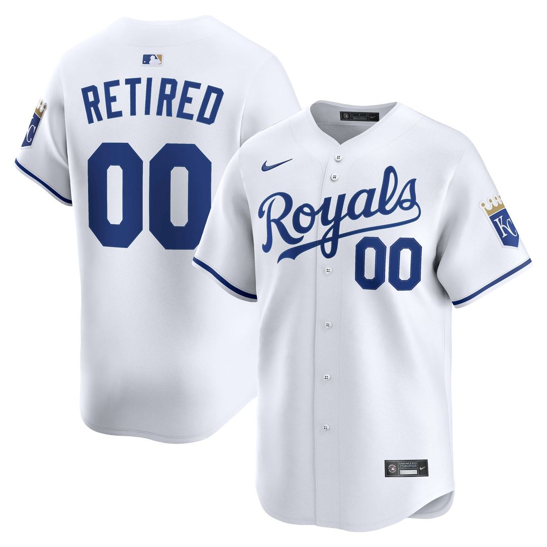 Kansas City Royals Nike Home Limited Pick-A-Player Retired Roster Jersey - White | MLB Fan Gear