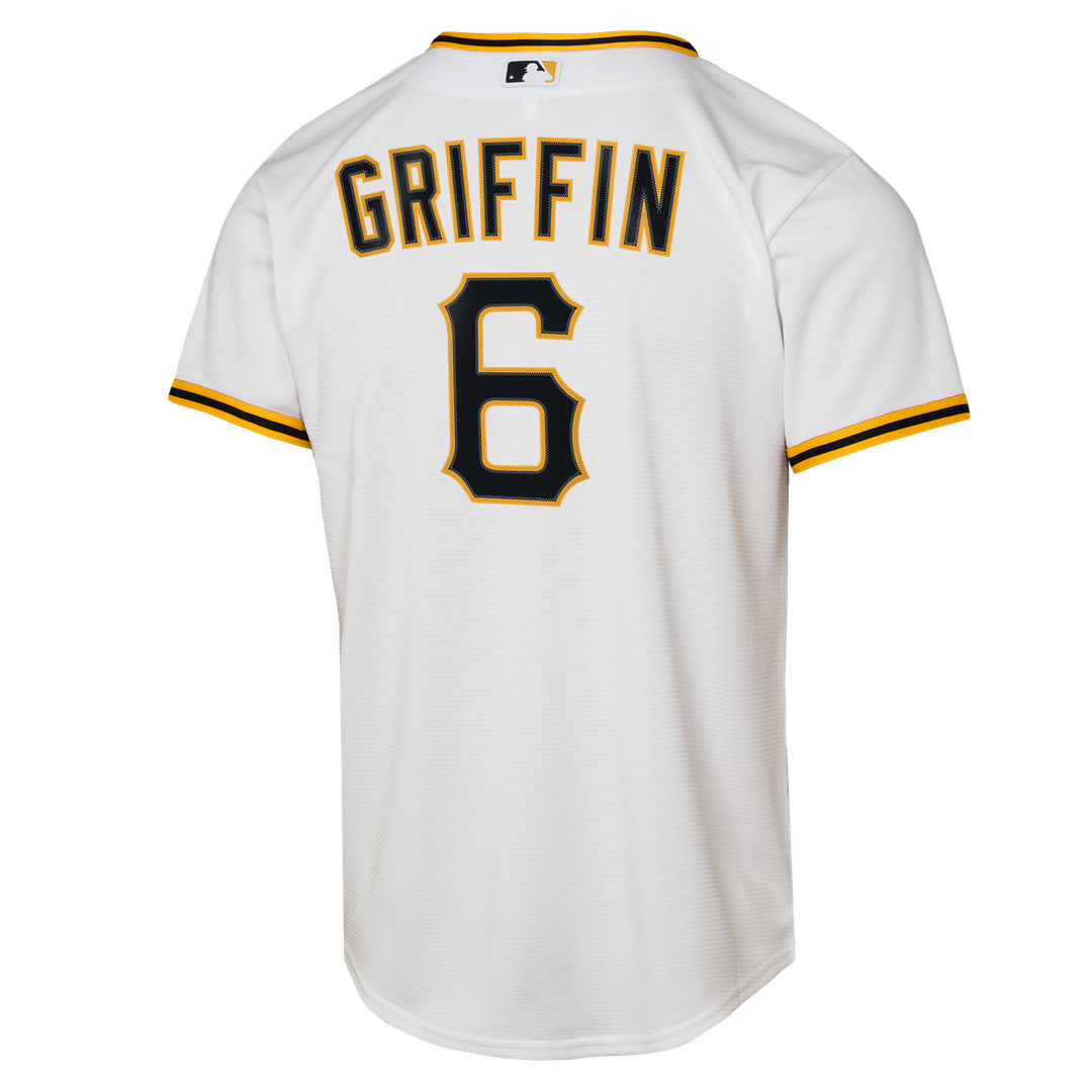 Konnor Griffin Pittsburgh Pirates Nike Youth Home Replica Jersey - White | MLB Fan Gear
