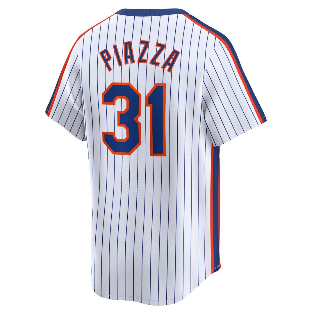 Mike Piazza New York Mets Nike Throwback Cooperstown Limited Jersey - White | MLB Fan Gear