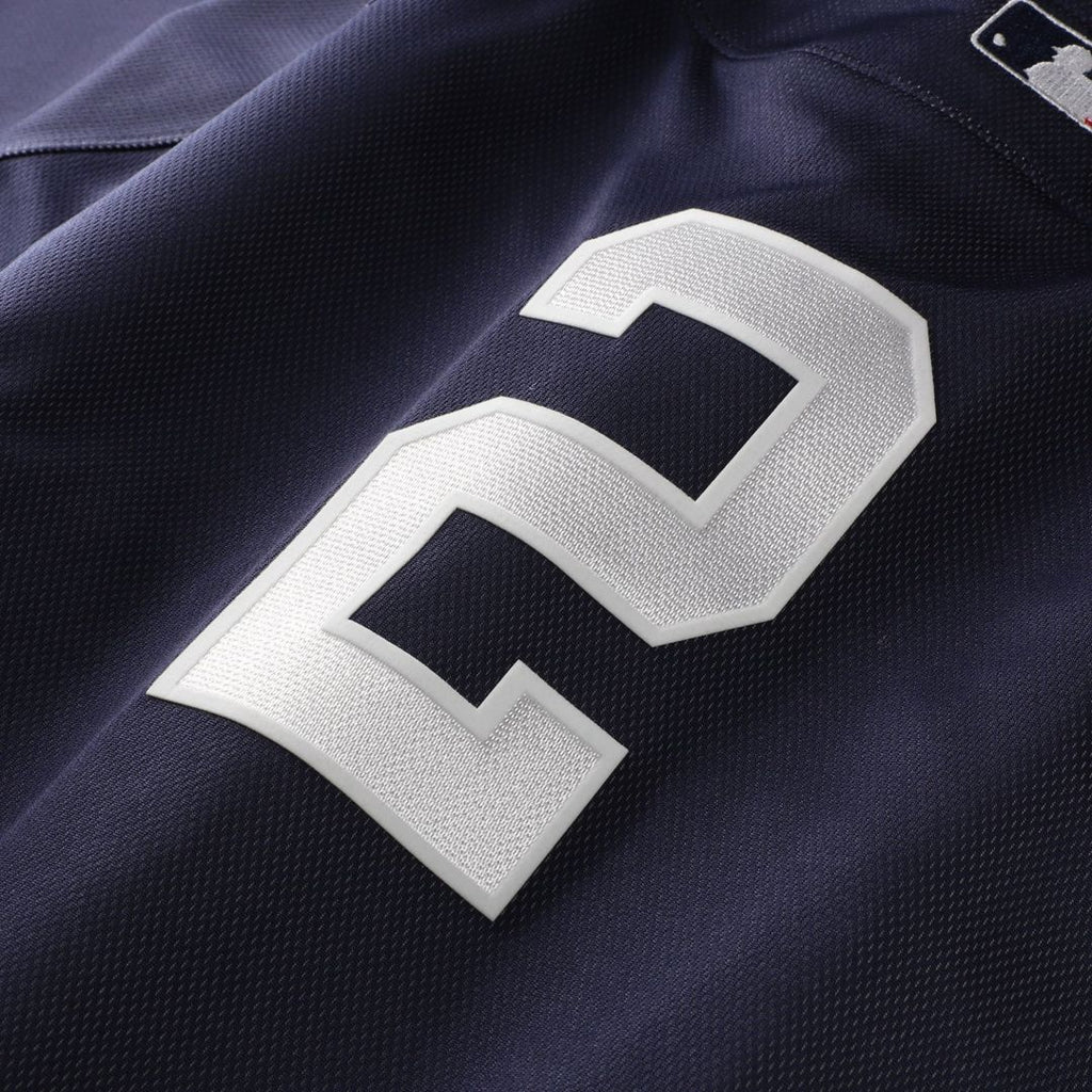 Derek Jeter New York Yankees Mitchell & Ness Authentic Batting Practice Jersey - Navy | MLB Fan Gear