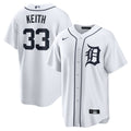 Colt Keith Detroit Tigers Nike Home Replica Jersey - White | MLB Fan Gear