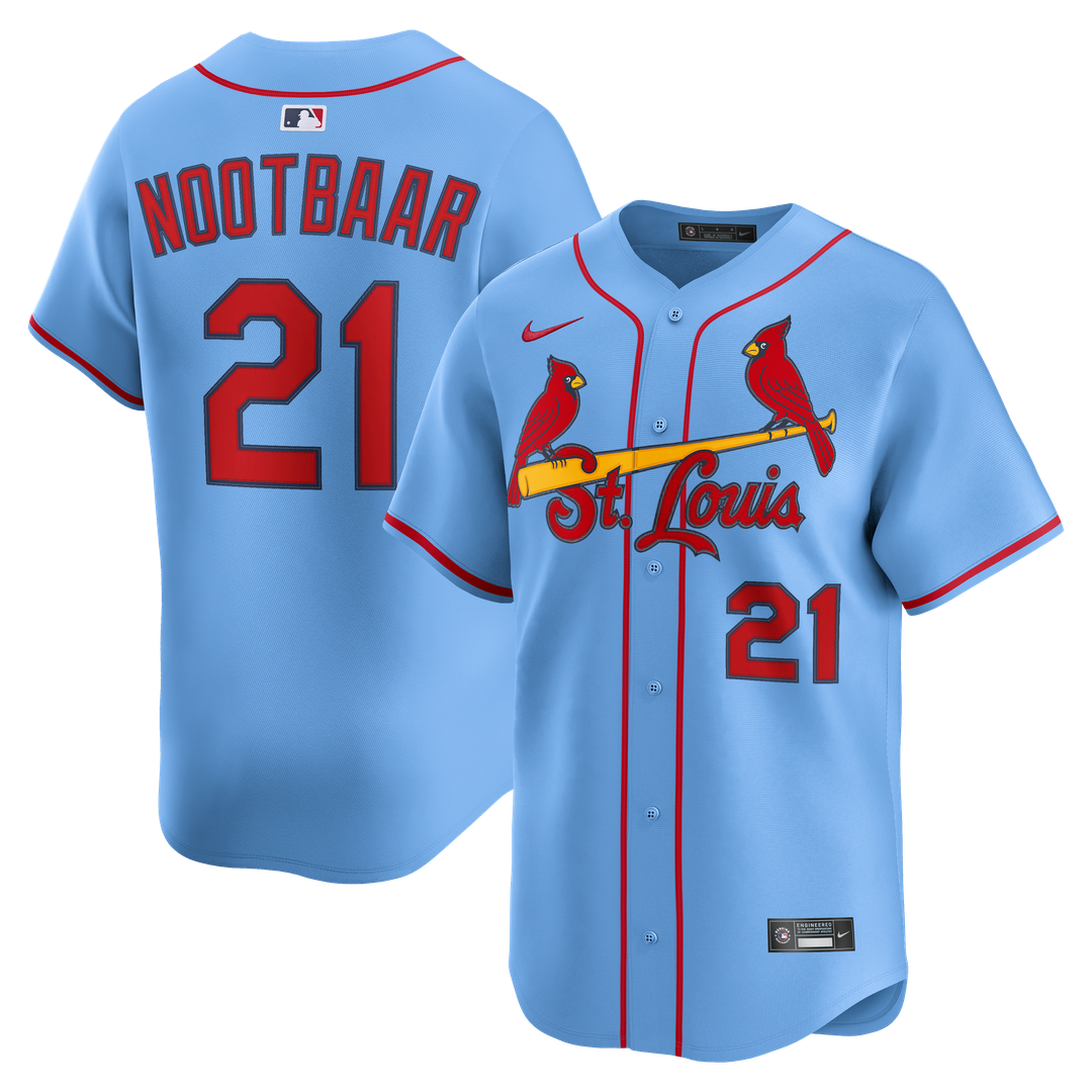 Lars Nootbaar St. Louis Cardinals Nike Alternate Limited Jersey - Light Blue | MLB Fan Gear