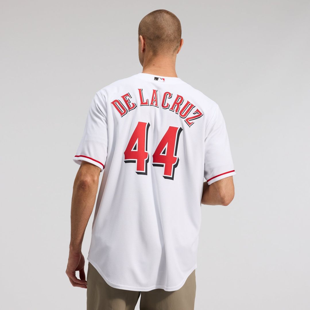 Elly De La Cruz Cincinnati Reds Nike Alternate 2 Replica Jersey - White | MLB Fan Gear