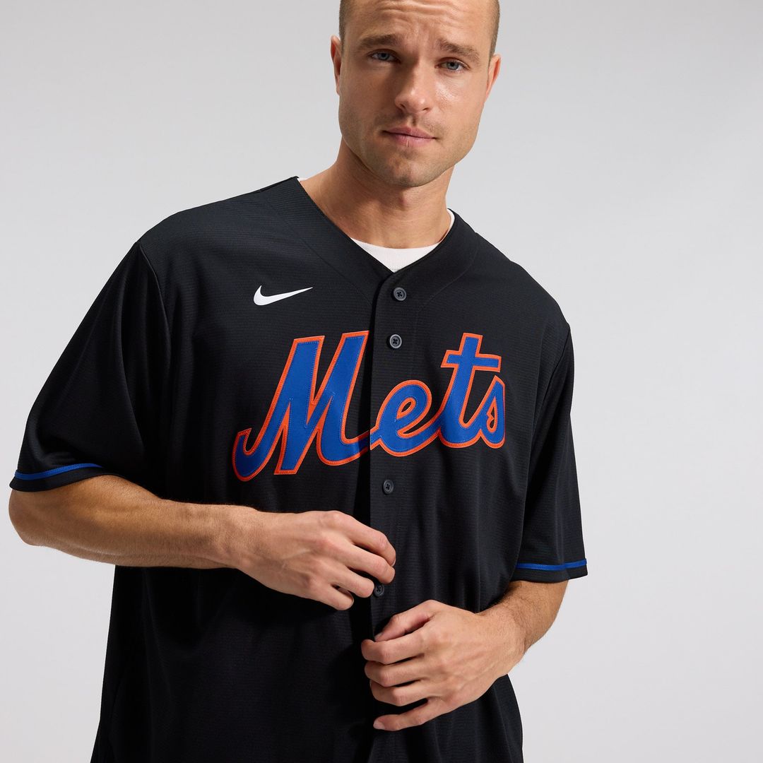 Starling Marte New York Mets Nike Alternate Replica Jersey - Black | MLB Fan Gear