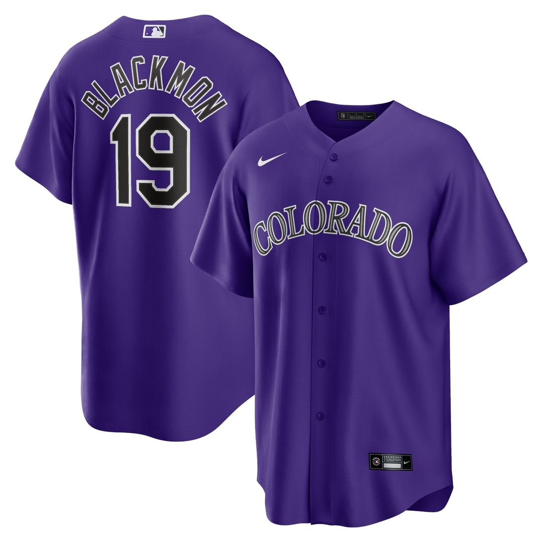 Charlie Blackmon Colorado Rockies Nike Alternate Replica Player Name Jersey - Purple | MLB Fan Gear