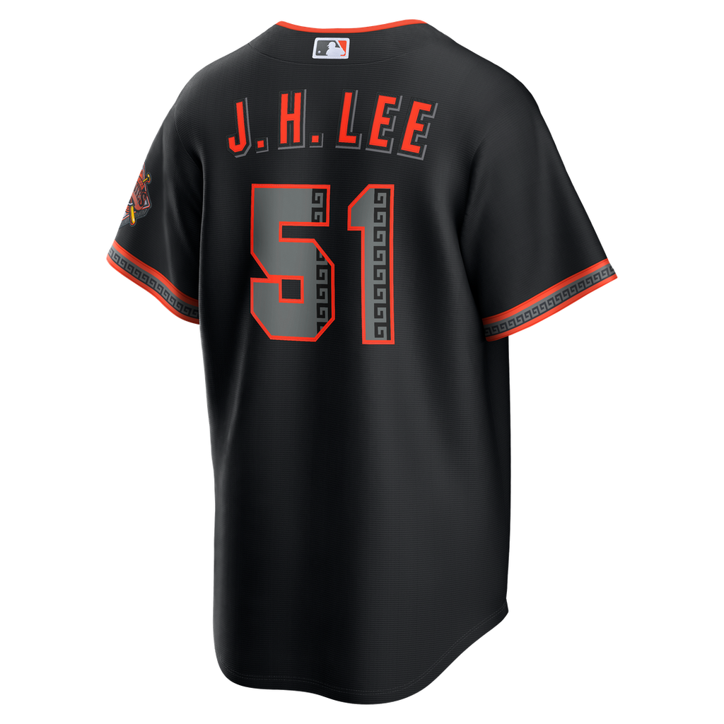 Jung Hoo Lee San Francisco Giants Nike Alternate Stadium Jersey - Black | MLB Fan Gear